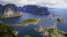 Blick vom Reinebringen, Lofoten